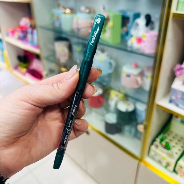 خودکار سبز نوک نازک پنتر